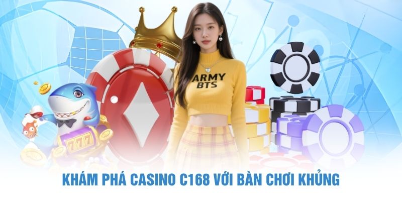 Khám phá casino C168 với bàn chơi khủng